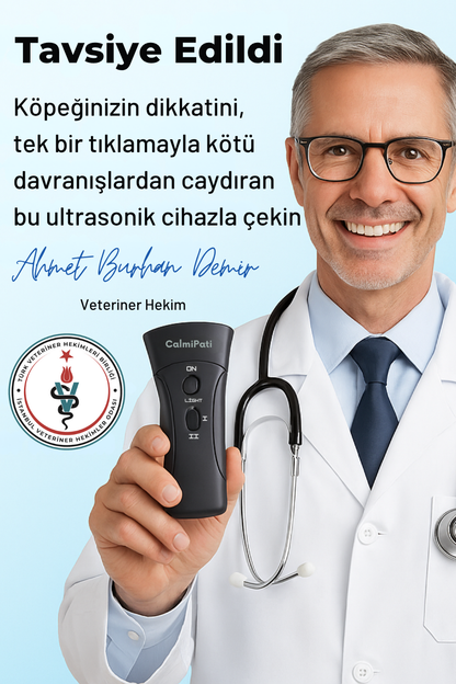 CalmiPati® Köpek ve Kedilerde kötü davranışları nazikçe durduran akıllı eğitim cihazı